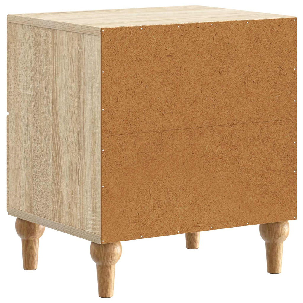 vidaXL Szafka Nocna z szufladą 2 pcs dąb Sonoma 43 x 34,5 x 48 cm