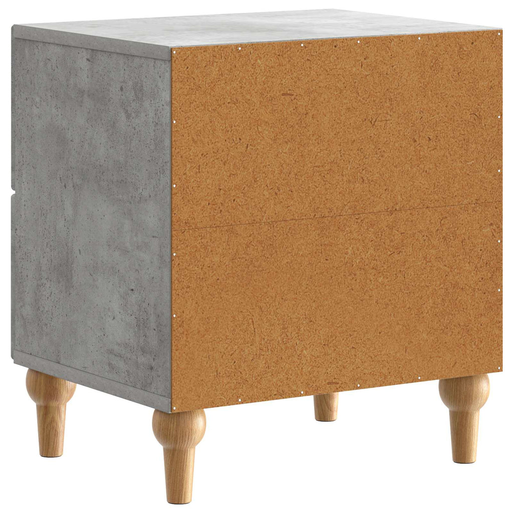 vidaXL Szafka Nocna z szufladą Betonowy szary 43 x 34,5 x 48 cm