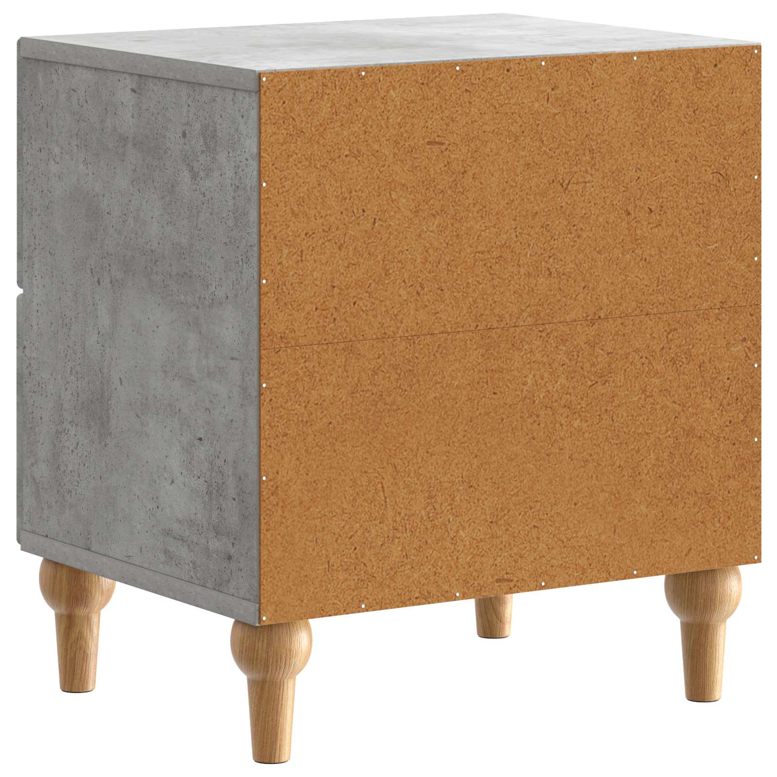 vidaXL Szafka Nocna z szufladą Betonowy szary 43 x 34,5 x 48 cm