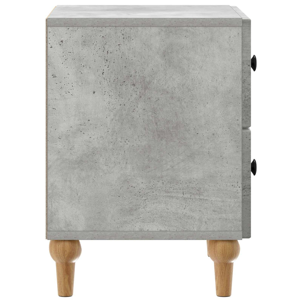 vidaXL Szafka Nocna z szufladą Betonowy szary 43 x 34,5 x 48 cm