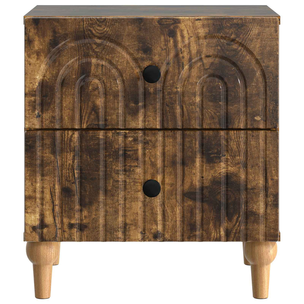 vidaXL Szafka Nocna Dąb wędzony 43 x 34,5 x 48 cm Drewno inżynieryjne