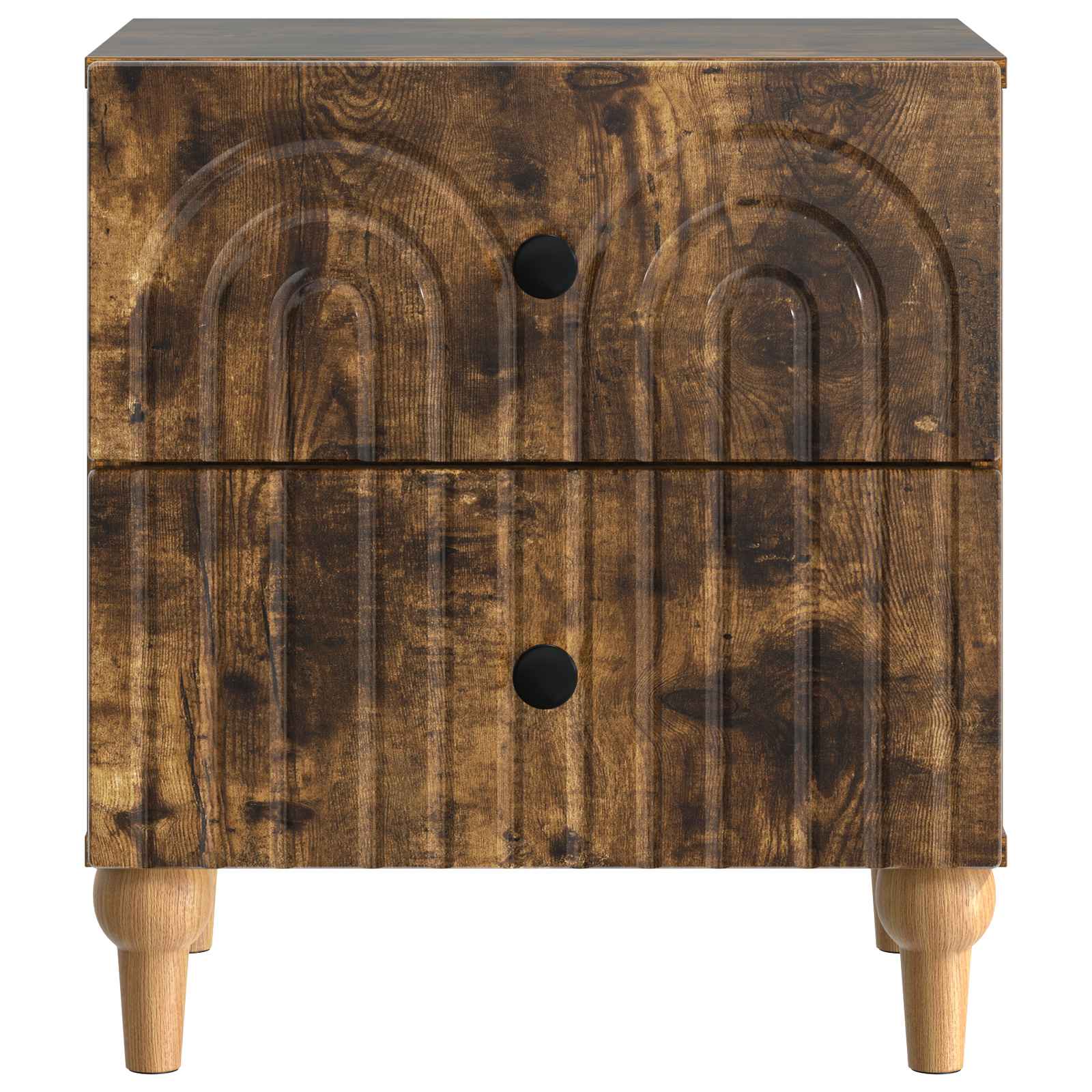 vidaXL Szafka Nocna Dąb wędzony 43 x 34,5 x 48 cm Drewno inżynieryjne