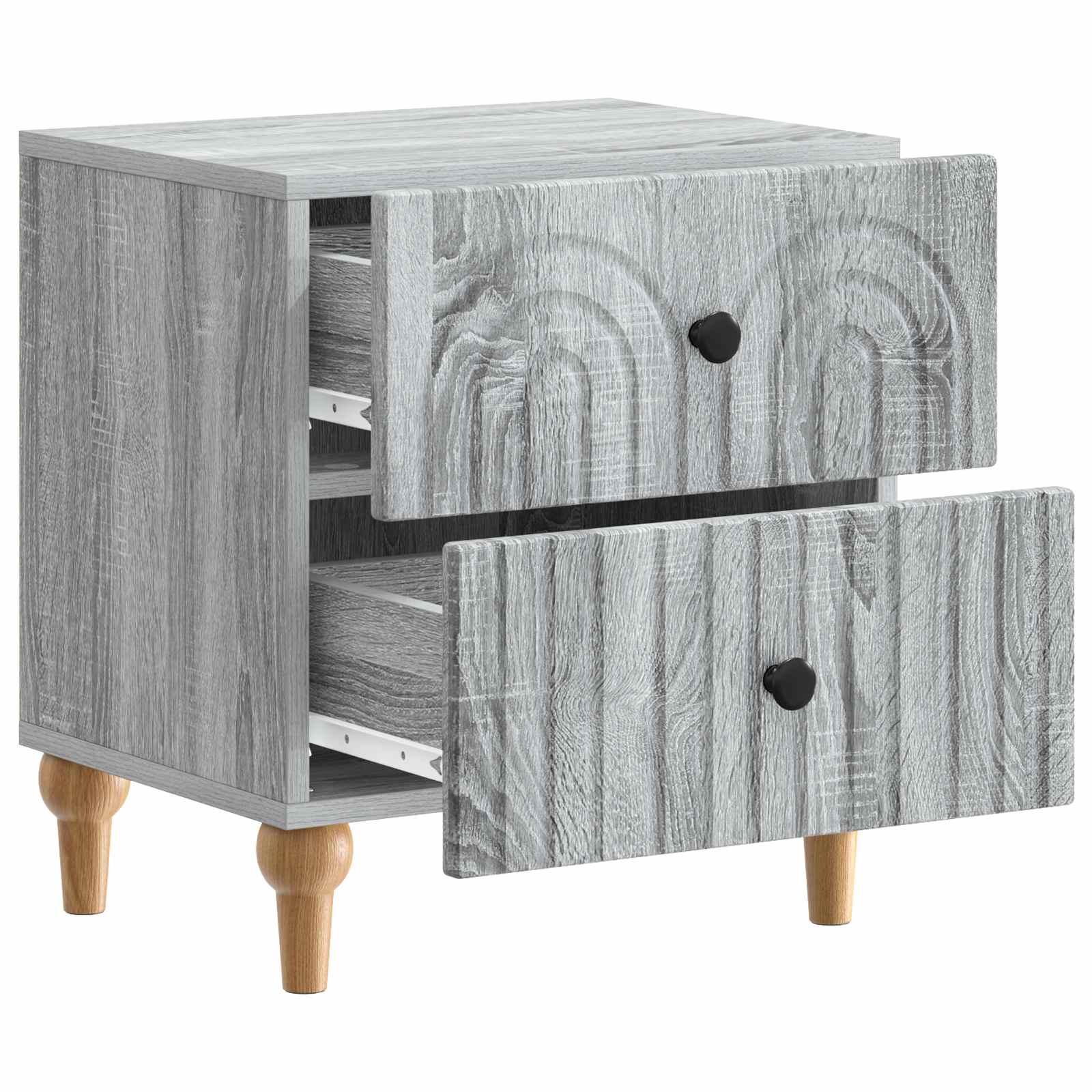 vidaXL Szafka Nocna Szary Sonoma 43 x 34,5 x 48 cm Drewno inżynieryjne