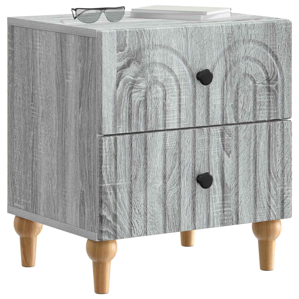 vidaXL Szafka Nocna Szary Sonoma 43 x 34,5 x 48 cm Drewno inżynieryjne