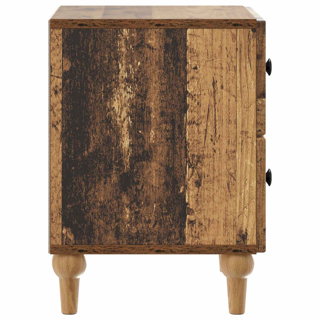 vidaXL Szafka Nocna Stare drewno 43 x 34,5 x 48 cm Drewno inżynieryjne