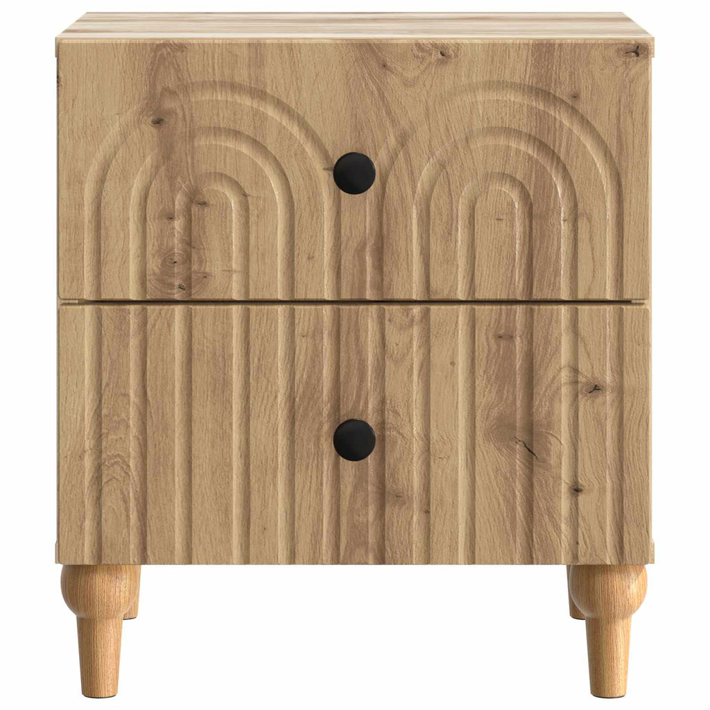 vidaXL Szafka Nocna Dąb artisan 43 x 34,5 x 48 cm Drewno inżynieryjne