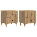 vidaXL Szafka Nocna z szufladą 2 pcs Dąb artisan 43 x 34,5 x 48 cm