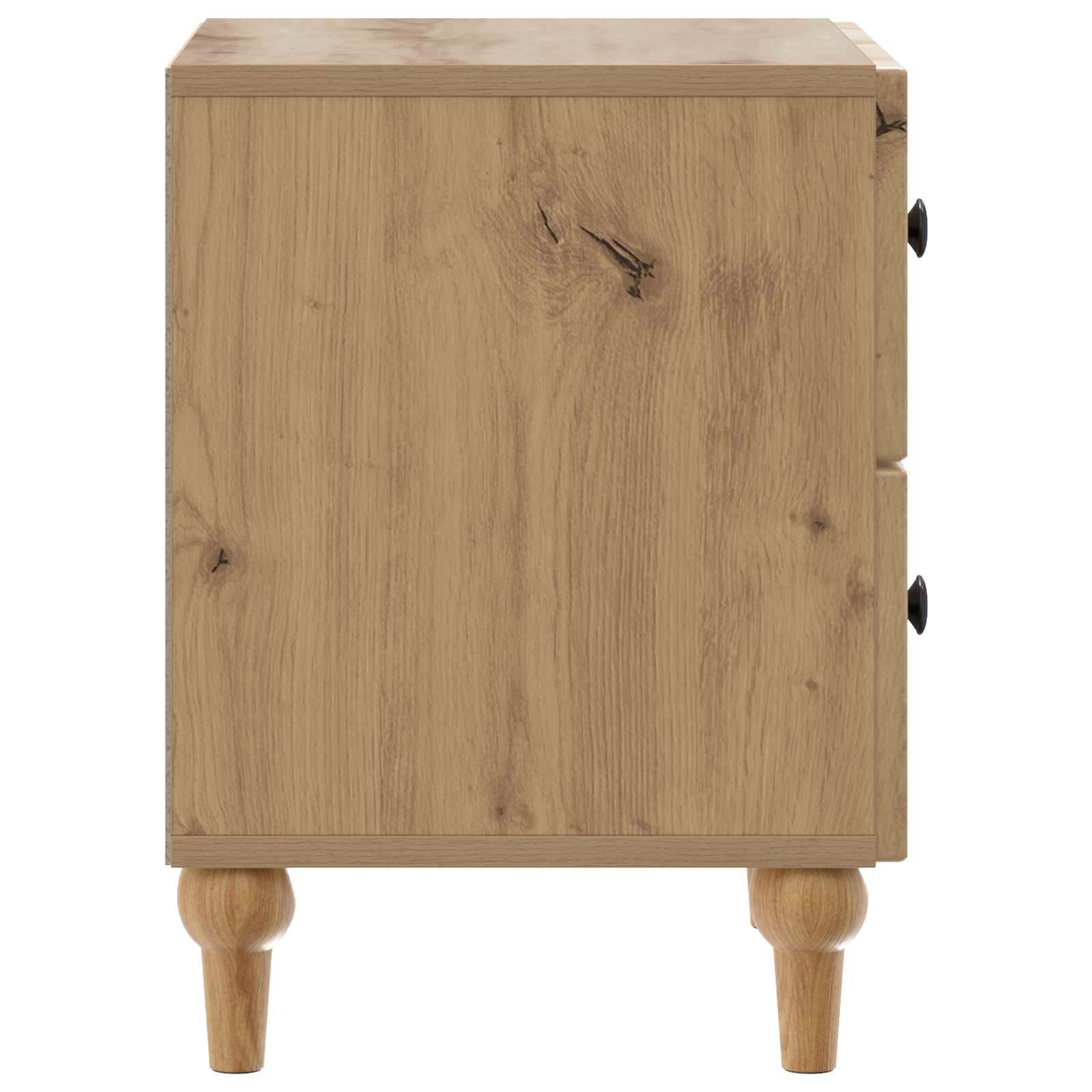 vidaXL Szafka Nocna z szufladą 2 pcs Dąb artisan 43 x 34,5 x 48 cm