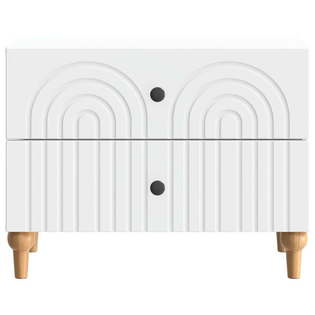 vidaXL Szafka Nocna Biały 62 x 34,5 x 48 cm Drewno inżynieryjne