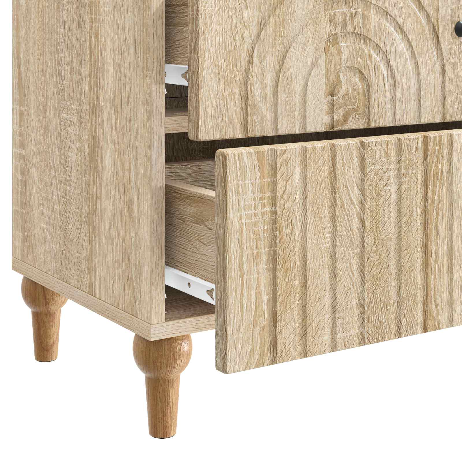 vidaXL Szafka Nocna dąb Sonoma 62 x 34,5 x 48 cm Drewno inżynieryjne