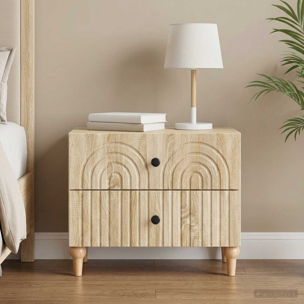 vidaXL Szafka Nocna dąb Sonoma 62 x 34,5 x 48 cm Drewno inżynieryjne