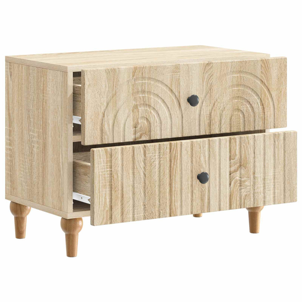 vidaXL Szafka Nocna dąb Sonoma 62 x 34,5 x 48 cm Drewno inżynieryjne