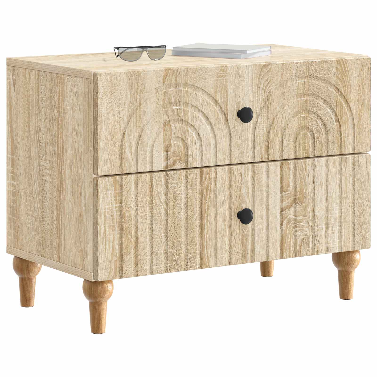 vidaXL Szafka Nocna dąb Sonoma 62 x 34,5 x 48 cm Drewno inżynieryjne