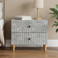 vidaXL Szafka Nocna z szufladą Betonowy szary 62 x 34,5 x 48 cm