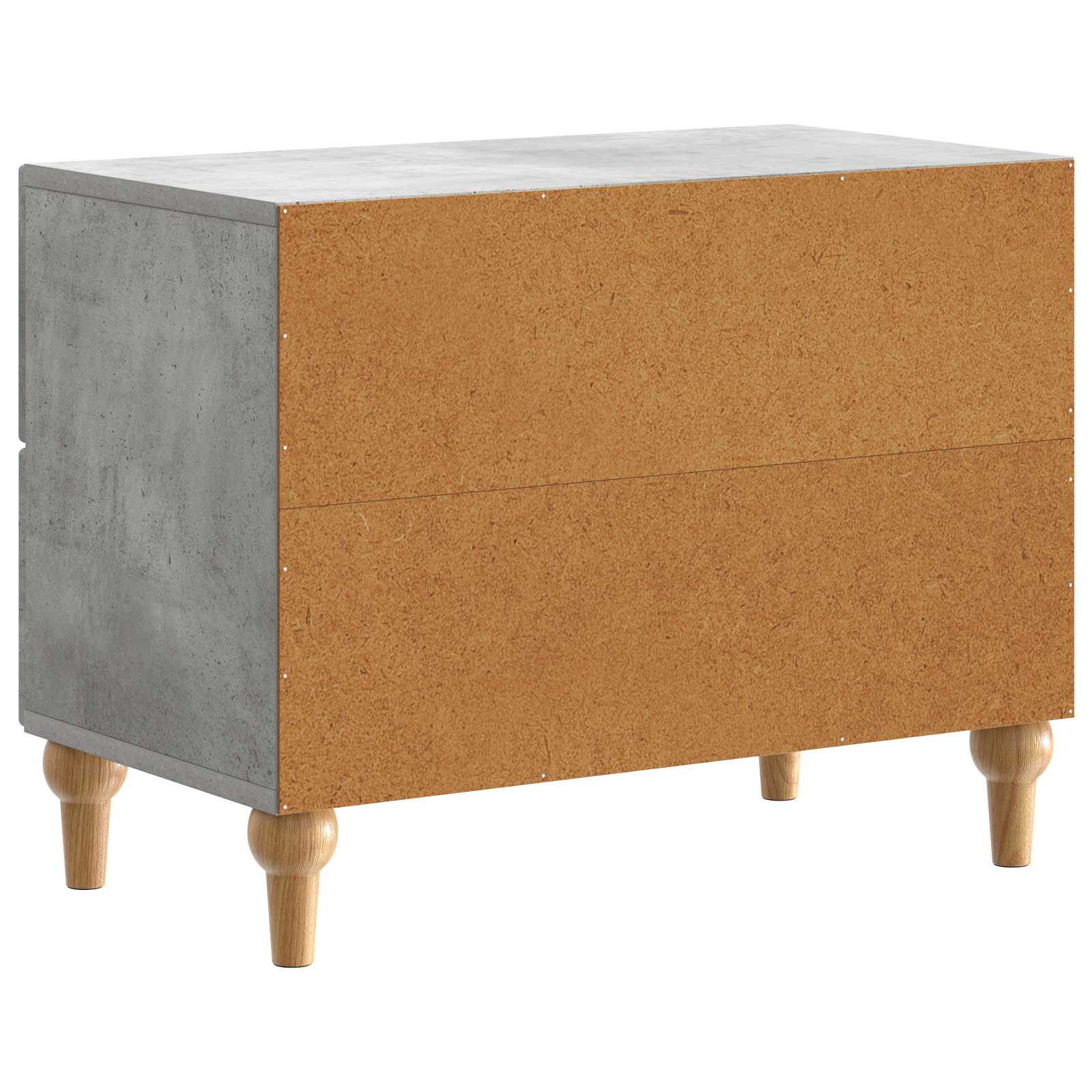 vidaXL Szafka Nocna z szufladą Betonowy szary 62 x 34,5 x 48 cm
