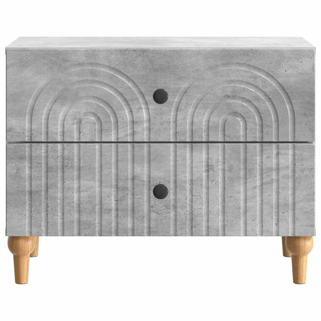 vidaXL Szafka Nocna z szufladą Betonowy szary 62 x 34,5 x 48 cm