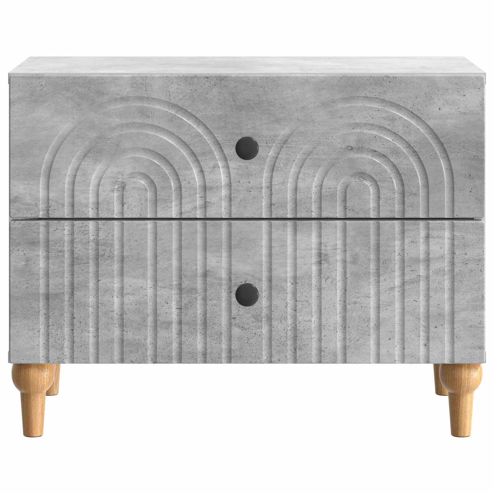 vidaXL Szafka Nocna z szufladą Betonowy szary 62 x 34,5 x 48 cm