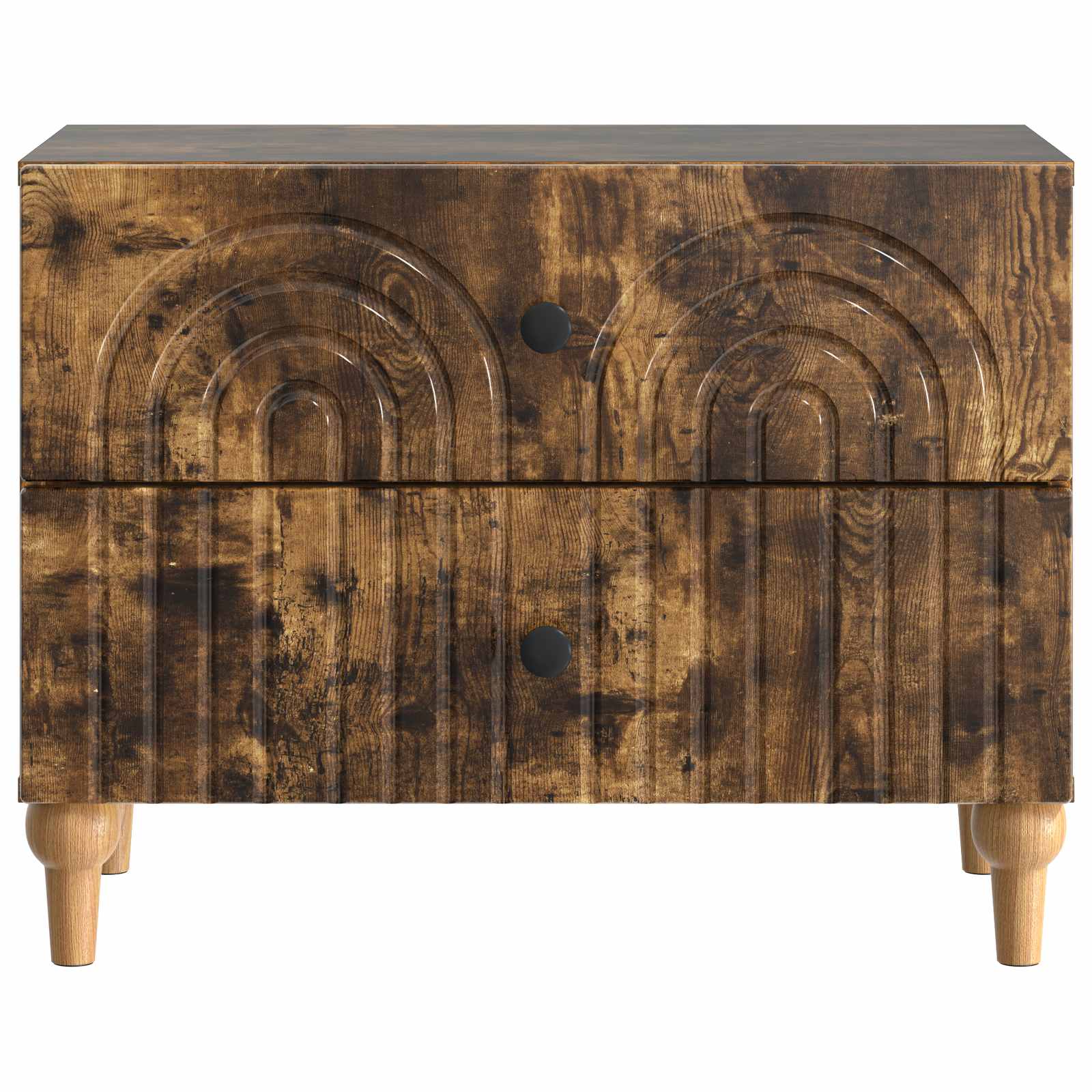 vidaXL Szafka Nocna Dąb wędzony 62 x 34,5 x 48 cm Drewno inżynieryjne