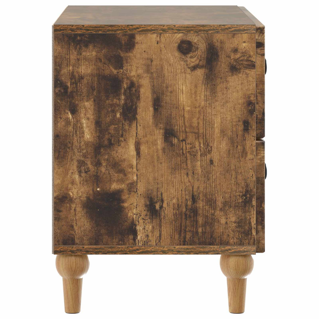 vidaXL Szafka Nocna Dąb wędzony 62 x 34,5 x 48 cm Drewno inżynieryjne