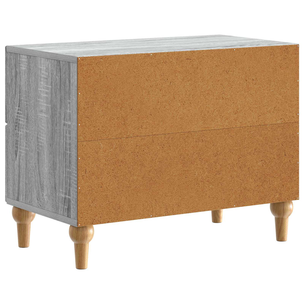 vidaXL Szafka Nocna Szary Sonoma 62 x 34,5 x 48 cm Drewno inżynieryjne