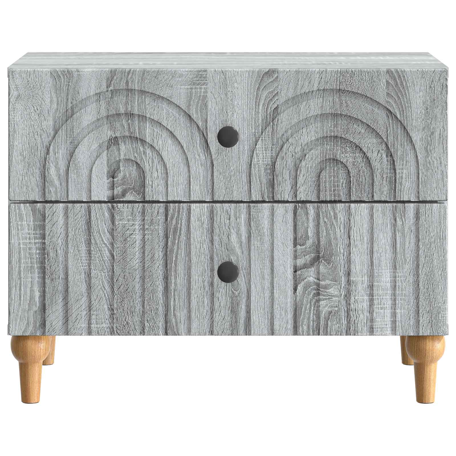 vidaXL Szafka Nocna Szary Sonoma 62 x 34,5 x 48 cm Drewno inżynieryjne