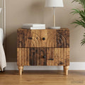 vidaXL Szafka Nocna Stare drewno 62 x 34,5 x 48 cm Drewno inżynieryjne