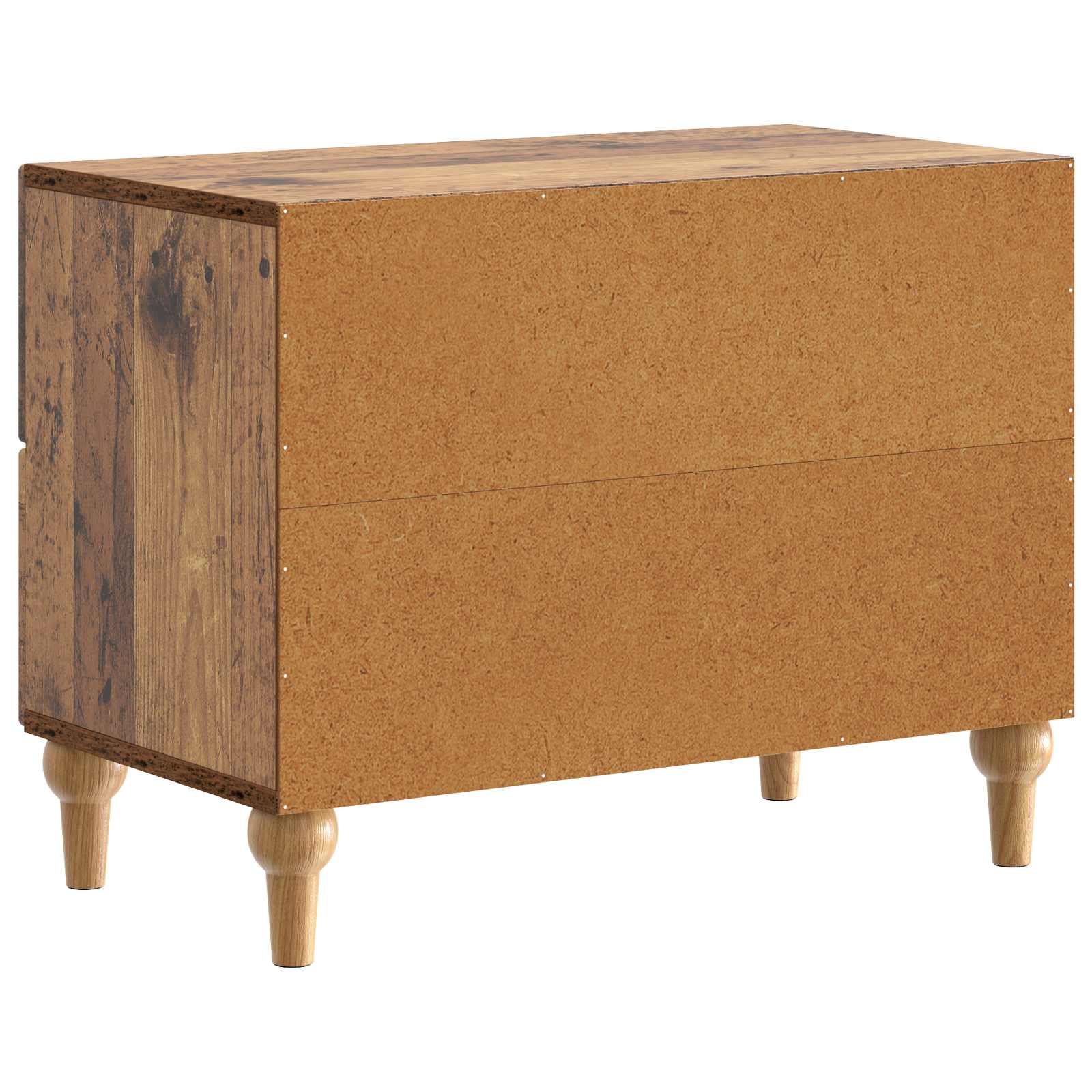 vidaXL Szafka Nocna Stare drewno 62 x 34,5 x 48 cm Drewno inżynieryjne