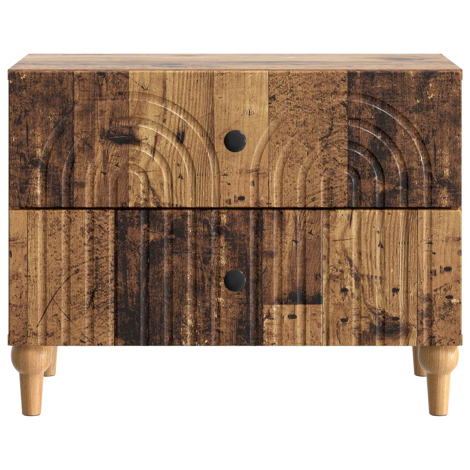 vidaXL Szafka Nocna Stare drewno 62 x 34,5 x 48 cm Drewno inżynieryjne