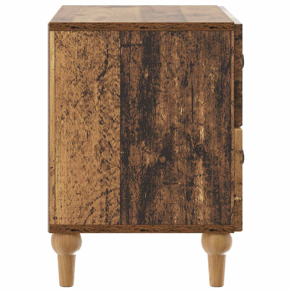 vidaXL Szafka Nocna Stare drewno 62 x 34,5 x 48 cm Drewno inżynieryjne