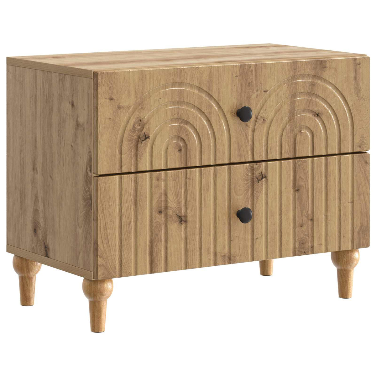 vidaXL Szafka Nocna Dąb artisan 62 x 34,5 x 48 cm Drewno inżynieryjne