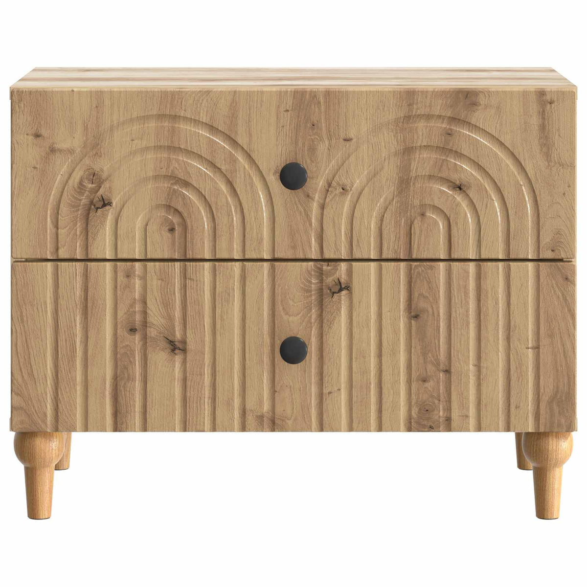 vidaXL Szafka Nocna Dąb artisan 62 x 34,5 x 48 cm Drewno inżynieryjne