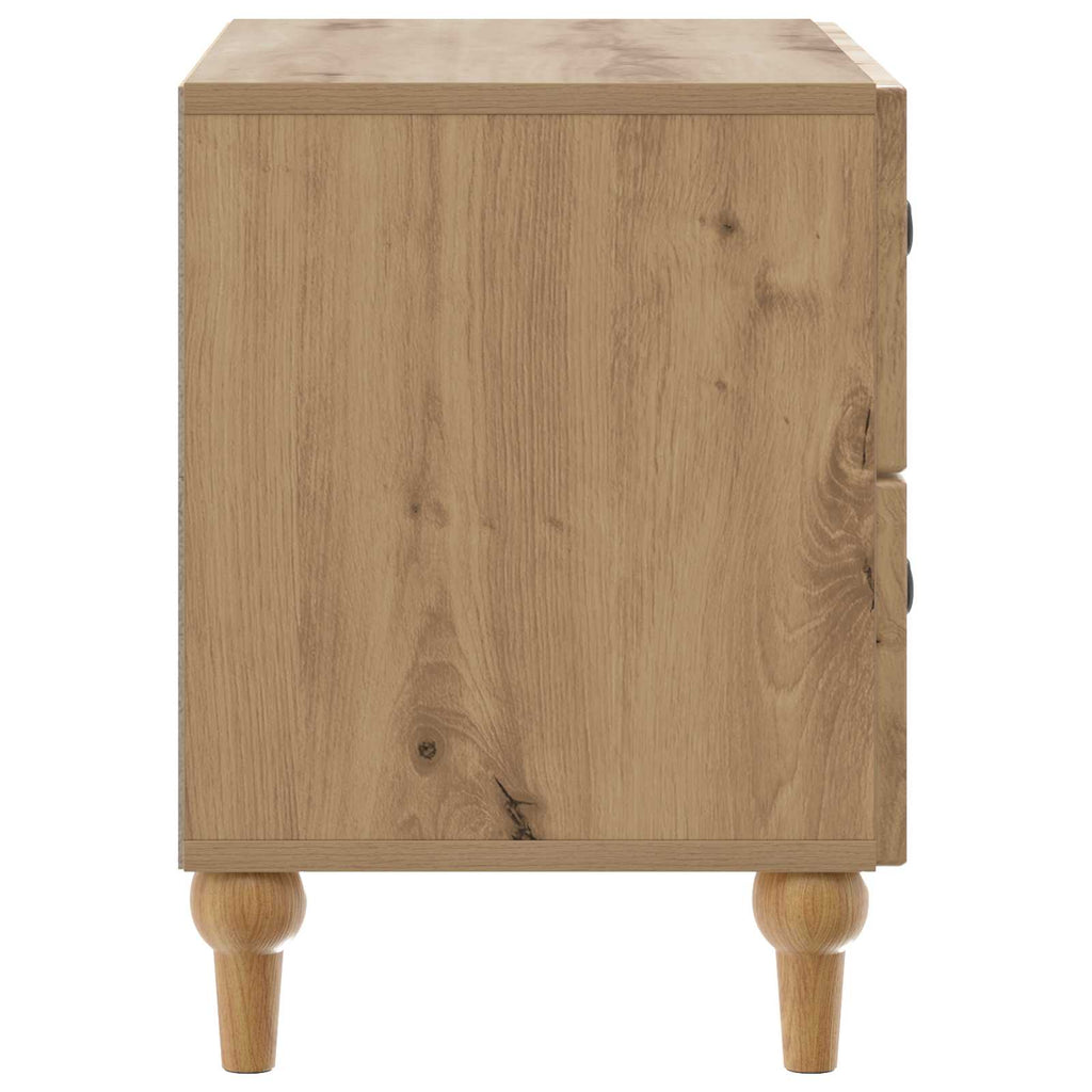 vidaXL Szafka Nocna Dąb artisan 62 x 34,5 x 48 cm Drewno inżynieryjne