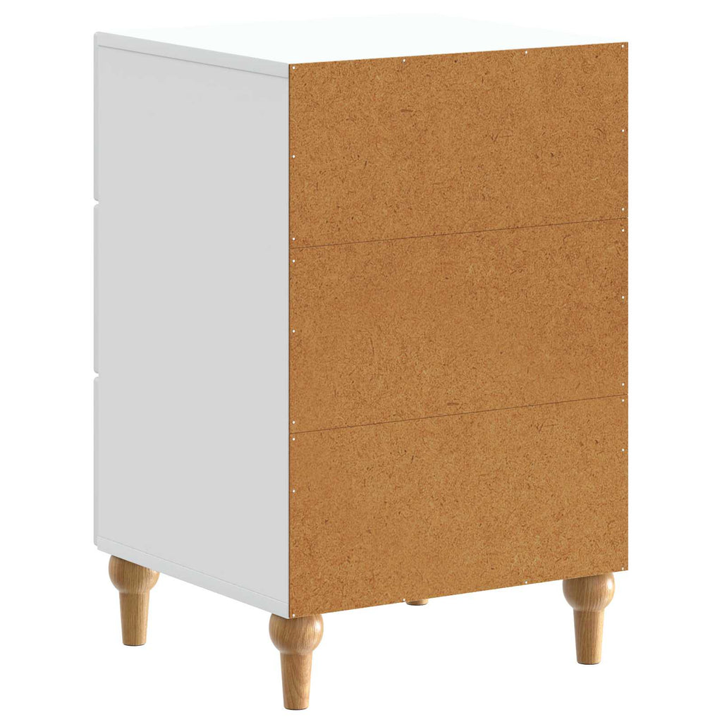 vidaXL Szafka Nocna Biały 43x 41 x 66,5 cm Drewno inżynieryjne