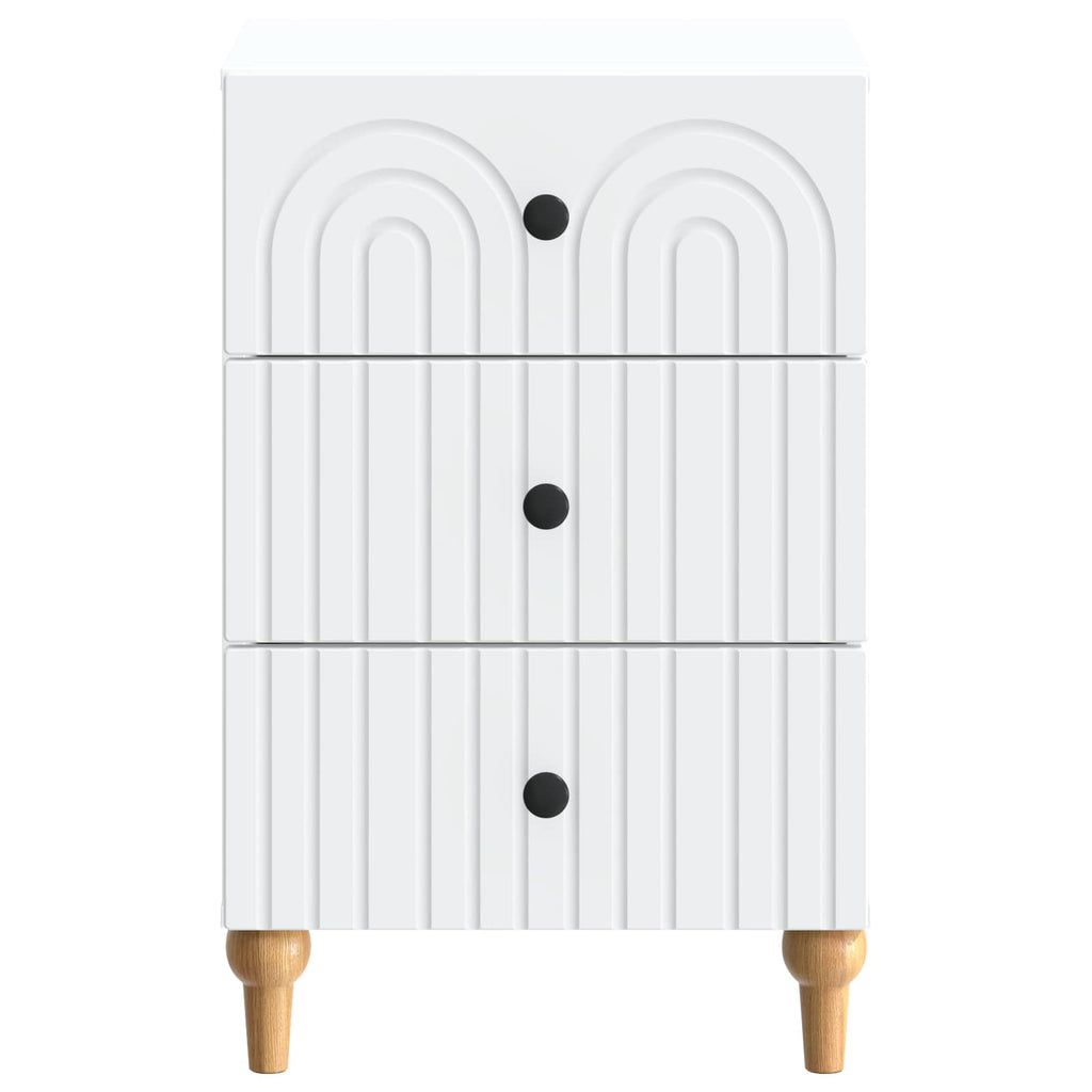vidaXL Szafka Nocna Biały 43x 41 x 66,5 cm Drewno inżynieryjne
