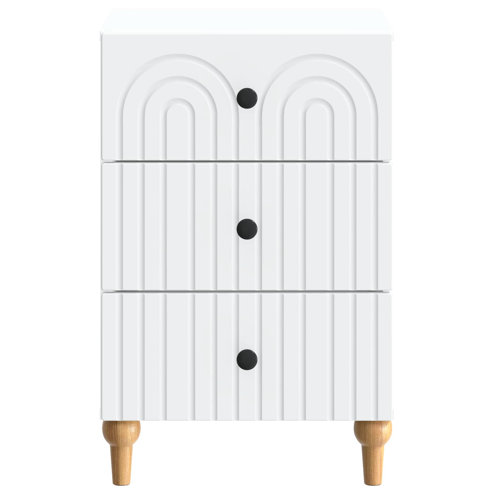 vidaXL Szafka Nocna Biały 43x 41 x 66,5 cm Drewno inżynieryjne