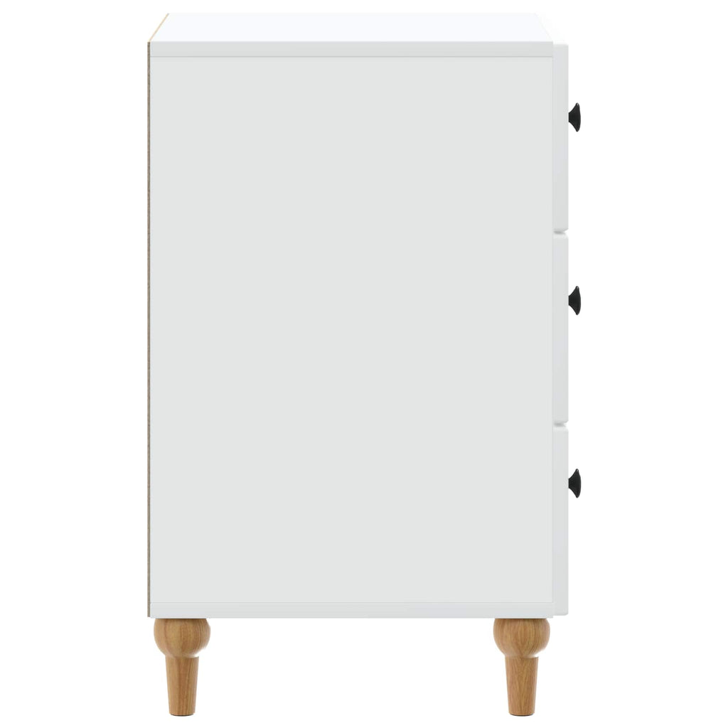 vidaXL Szafka Nocna Biały 43x 41 x 66,5 cm Drewno inżynieryjne