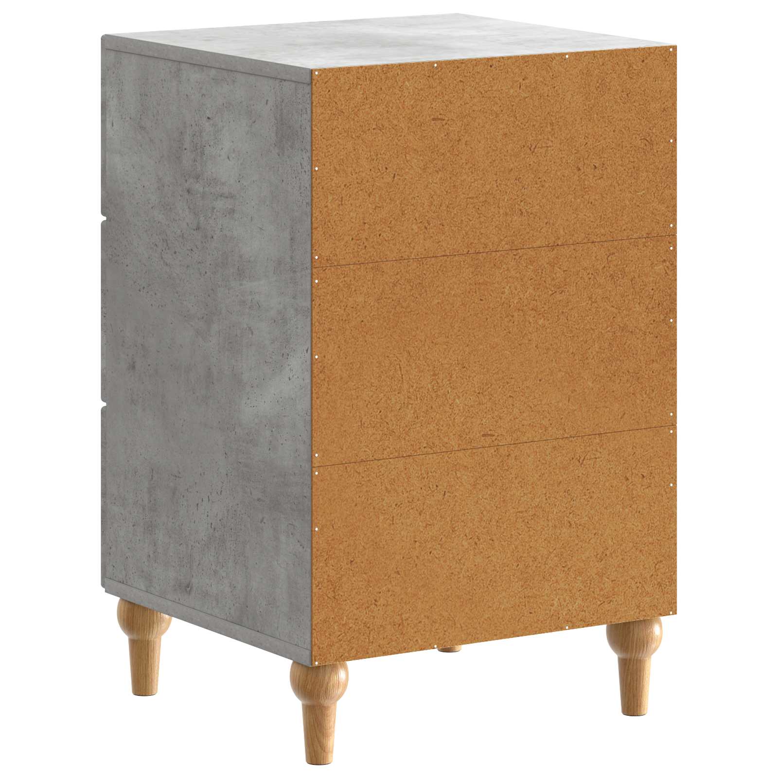 vidaXL Szafka Nocna z szufladą Betonowy szary 43x 41 x 66,5 cm