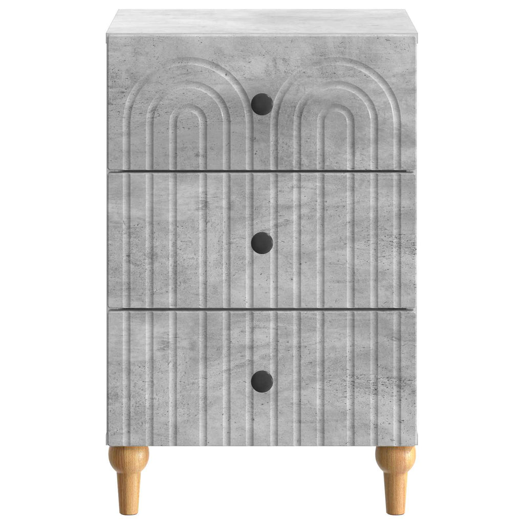 vidaXL Szafka Nocna z szufladą Betonowy szary 43x 41 x 66,5 cm