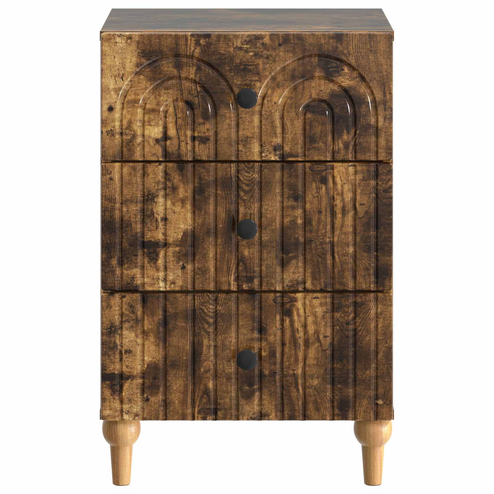 vidaXL Szafka Nocna Dąb wędzony 43x 41 x 66,5 cm Drewno inżynieryjne
