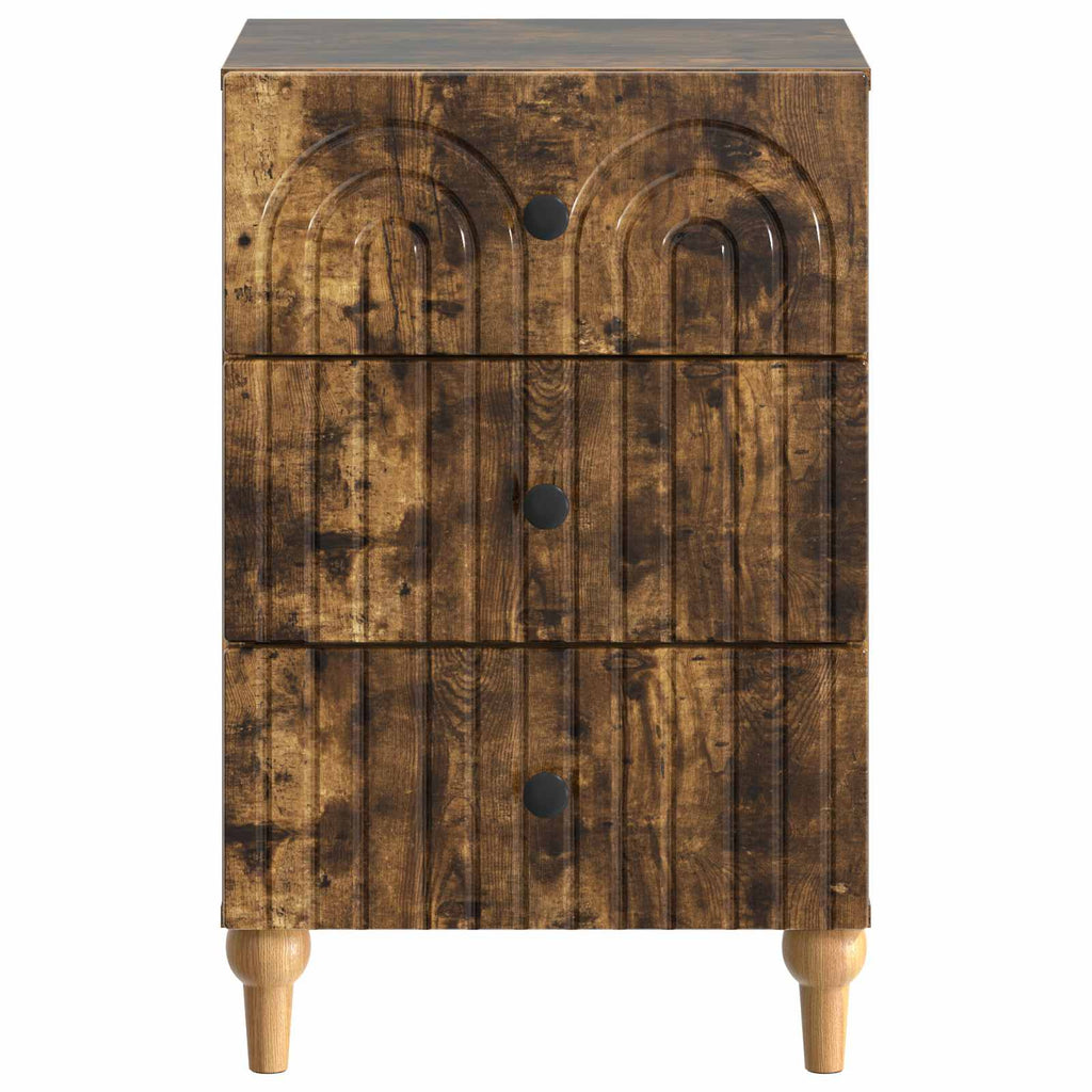 vidaXL Szafka Nocna Dąb wędzony 43x 41 x 66,5 cm Drewno inżynieryjne