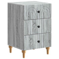 vidaXL Szafka Nocna Szary Sonoma 43x 41 x 66,5 cm Drewno inżynieryjne