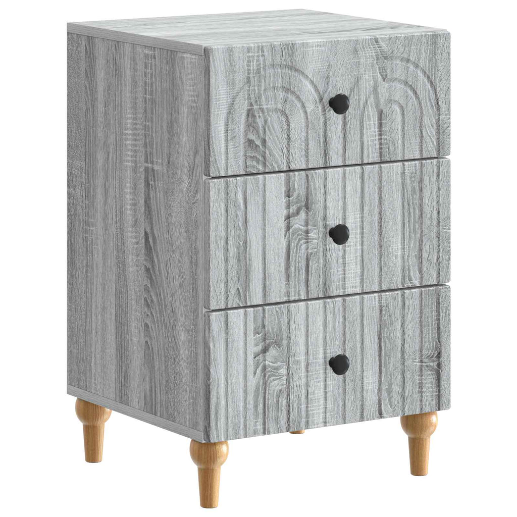 vidaXL Szafka Nocna Szary Sonoma 43x 41 x 66,5 cm Drewno inżynieryjne