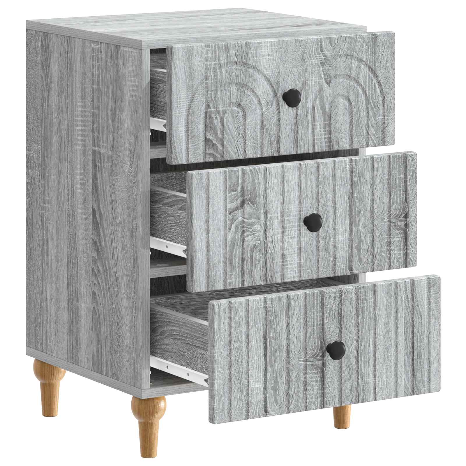 vidaXL Szafka Nocna Szary Sonoma 43x 41 x 66,5 cm Drewno inżynieryjne