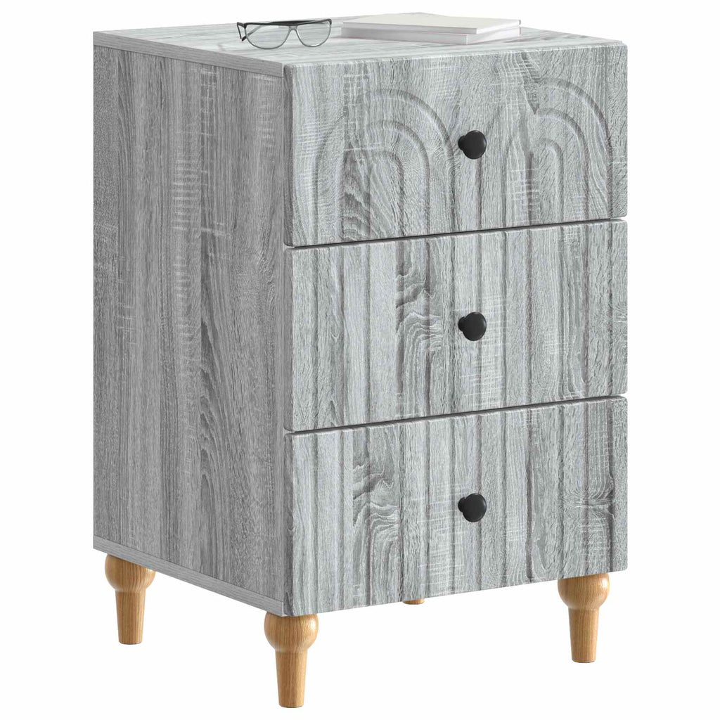 vidaXL Szafka Nocna Szary Sonoma 43x 41 x 66,5 cm Drewno inżynieryjne
