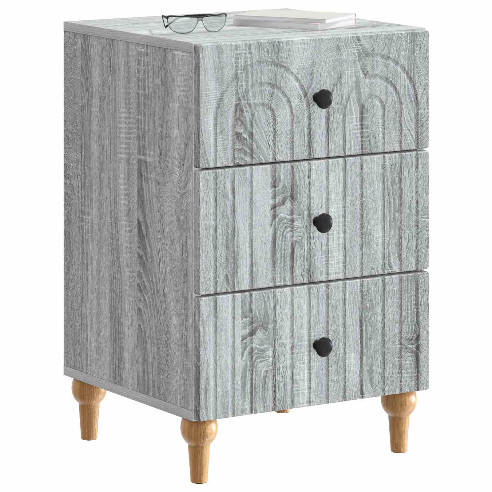 vidaXL Szafka Nocna Szary Sonoma 43x 41 x 66,5 cm Drewno inżynieryjne