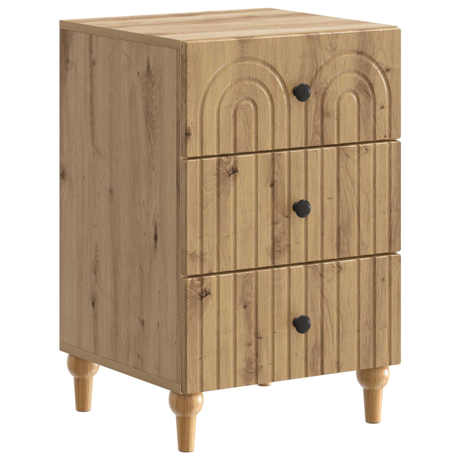 vidaXL Szafka Nocna Dąb artisan 43x 41 x 66,5 cm Drewno inżynieryjne