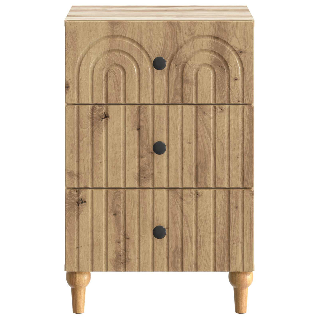 vidaXL Szafka Nocna Dąb artisan 43x 41 x 66,5 cm Drewno inżynieryjne