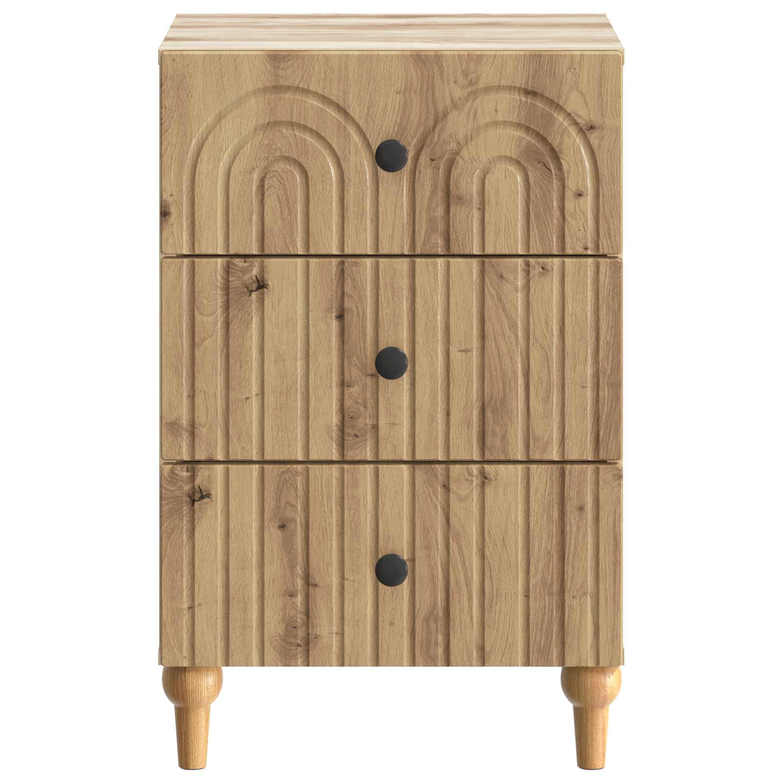 vidaXL Szafka Nocna Dąb artisan 43x 41 x 66,5 cm Drewno inżynieryjne
