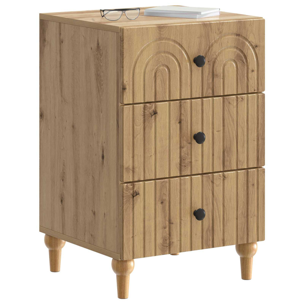 vidaXL Szafka Nocna Dąb artisan 43x 41 x 66,5 cm Drewno inżynieryjne