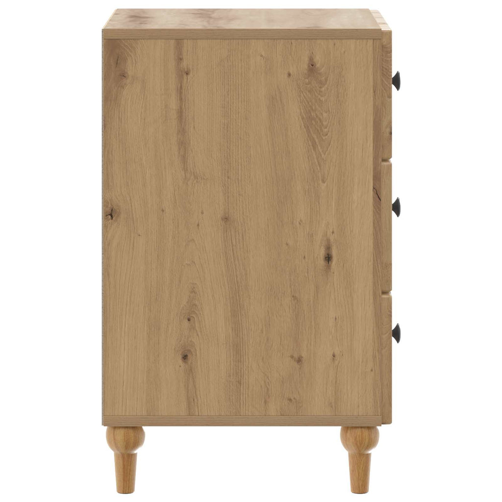 vidaXL Szafka Nocna Dąb artisan 43x 41 x 66,5 cm Drewno inżynieryjne